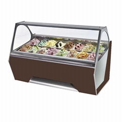 18 Pan commercial sorbet display cabinet 