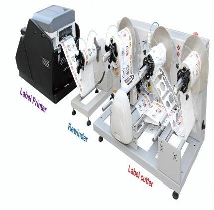 Rotary label die cutter