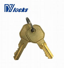 Keyblank Brass D   003