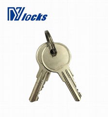 Keyblank Nickle-plated Brass D   005