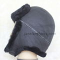 Wholesale bomber hat sheepskin trapper