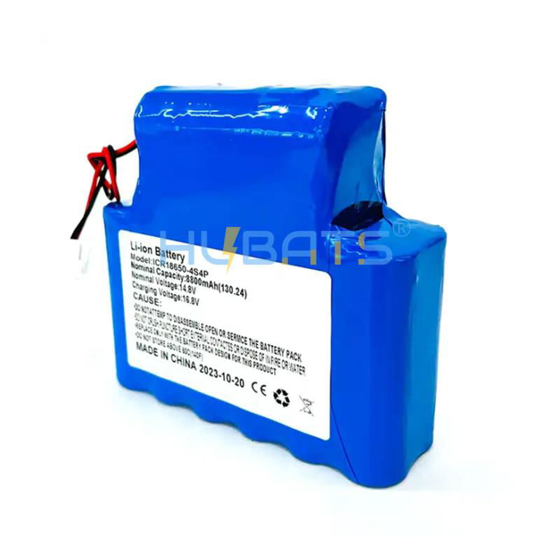 Hubats Icr18650-4s4p Li-ion Battery Pack 8800mAh 14.8V for Chauvet Freedom PAR H 3