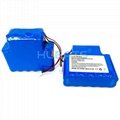 Hubats Icr18650-4s4p Li-ion Battery Pack 8800mAh 14.8V for Chauvet Freedom PAR H 4