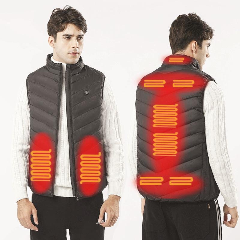 男式女式USB電熱背心電熱夾克保暖背心外套