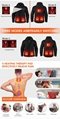 Heated Jacket with Battery Winter Outdoor Soft Shell Electric Heating Coat 9