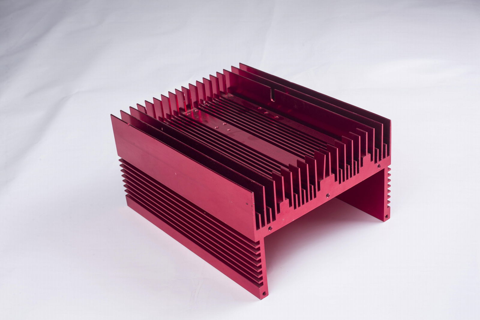 Extrusion aluminim heat sink in red 2