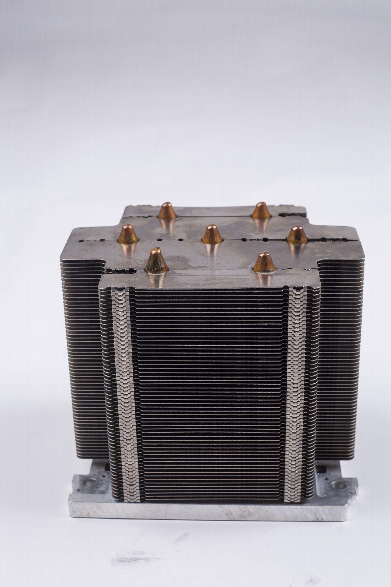 zipper fin aluminum heat sink with vapor chamber 3