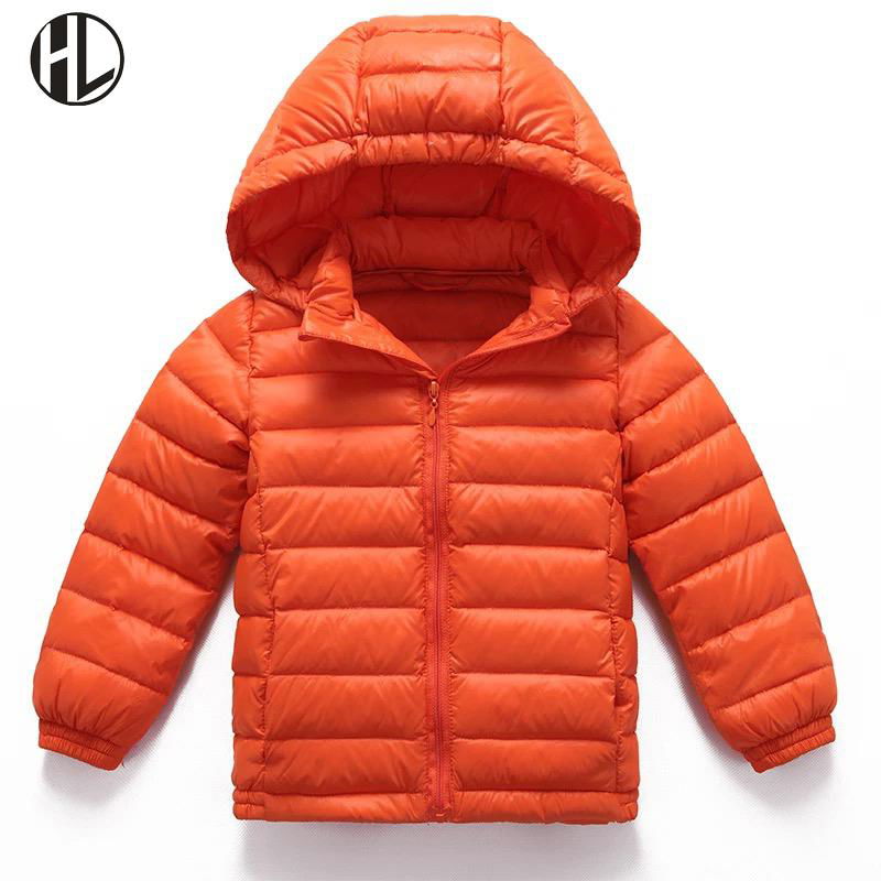 Children's Winter Down Coat with Hoodies