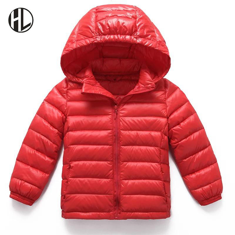 Children's Winter Down Coat with Hoodies 2