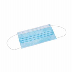 Disposable medical face mask