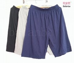 men's stretchy fabric sports shorts sleepwear shorts pajama shorts