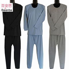 Men's lycra thermal underwear sets long john underwear