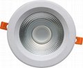 Customized aluminum die casting parts for LED downlight spare parts  6