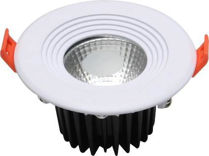 Aluminum Parts LED Light Cover Casting LED Downlight Housing 