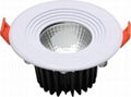 Aluminum Parts LED Light Cover Casting LED Downlight Housing 