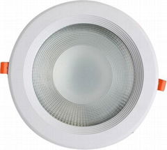 Round Recessed Spare Parts Led DownLight cob 20w downlight casing housing