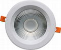 New hot sale downlight scale aluminum 20w COB 6inch LED die-casting  3