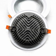 New design led down light shell downlight recessed lighting