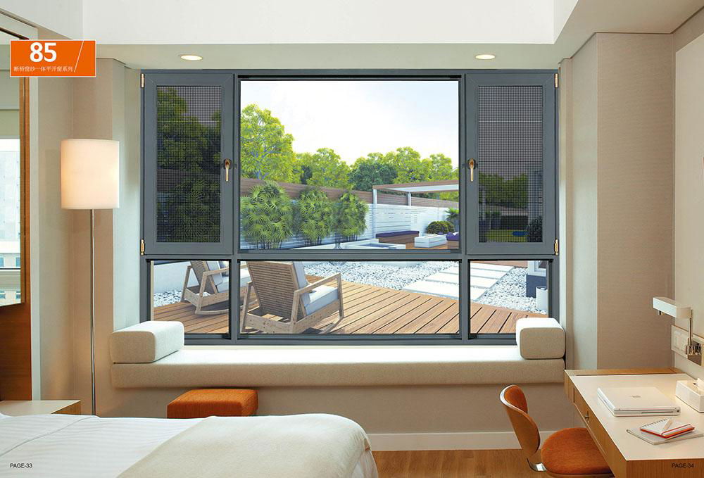 Aluminum alloy glass doors and Windows 2