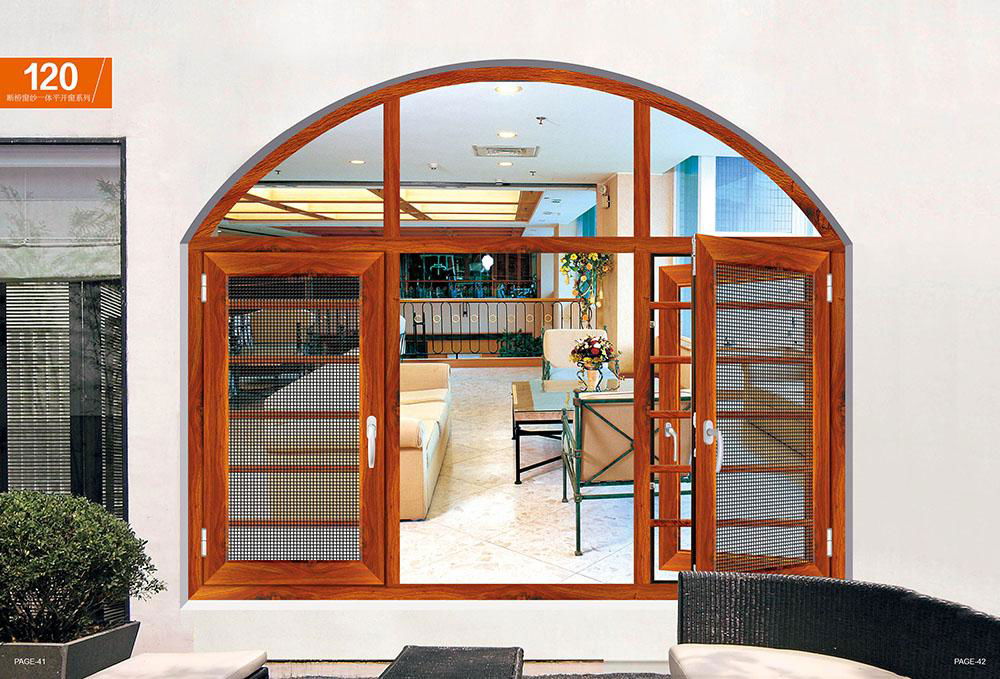 Aluminum alloy glass doors and Windows 5