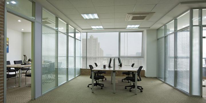 Aluminum alloy glass partition 4