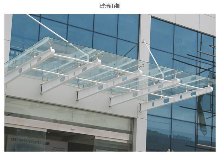 Steel structure canopy bracket 5