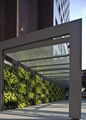 Steel structure of glass canopy 4