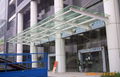 Steel structure of glass canopy 5