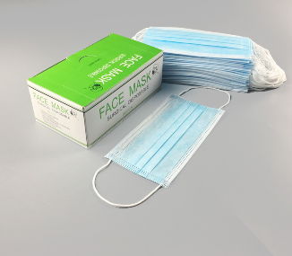 ISO CE FDA manufacturer disposable non woven 3 ply medical face mask 