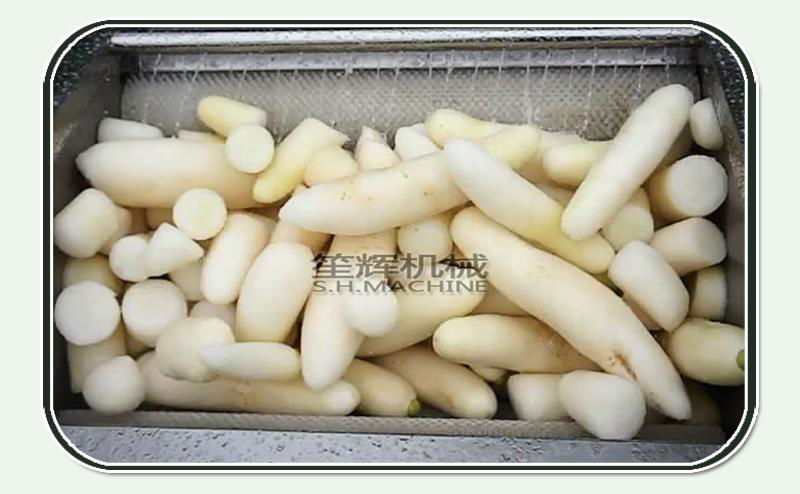 Brush potatoes peeling&cleaning machine for sale