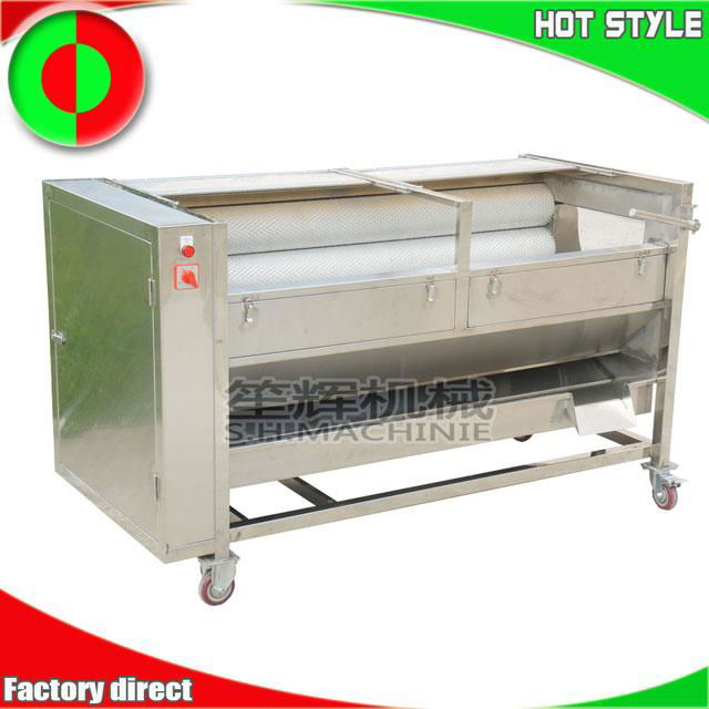 Brush potatoes peeling&cleaning machine for sale 3