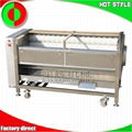 Brush potatoes peeling&cleaning machine for sale