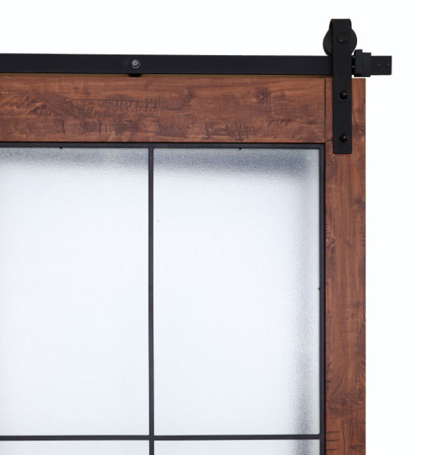 Tempered Glass Rustic Sliding Barn doors  2