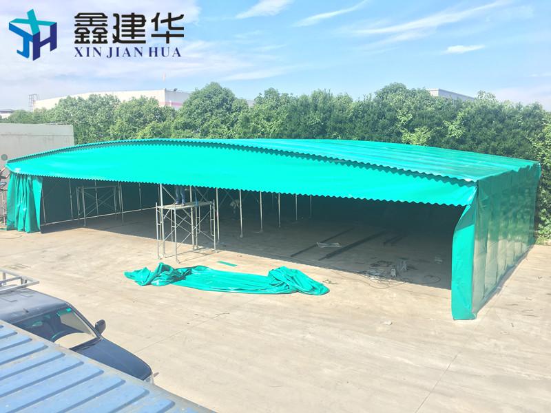 移动帐篷仓库篷仓库移动大型排档宵夜推拉帐篷活动雨蓬 3