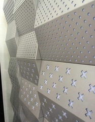 Customized 2mm perforated aluminium sheet colour thickness exterior wall