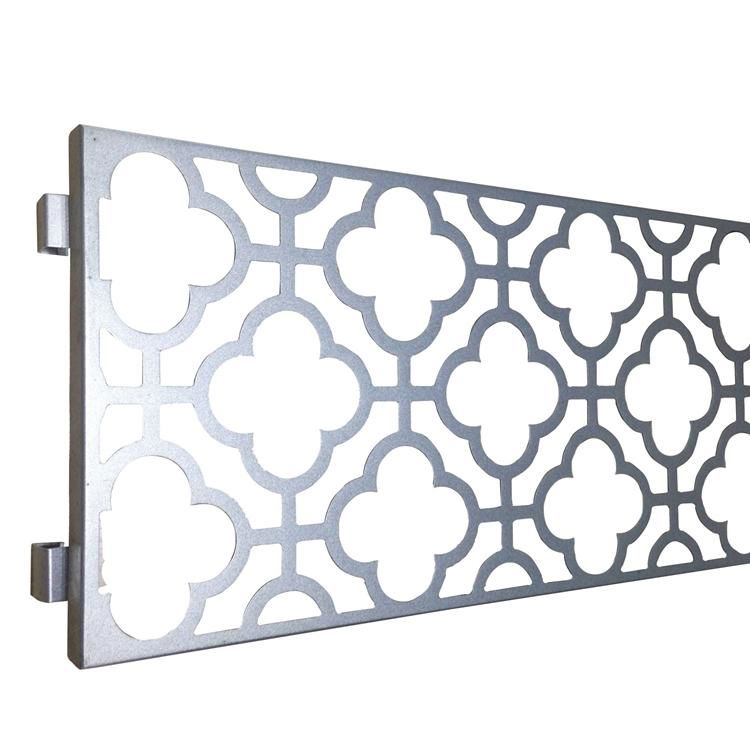 3D aluminum panel Perforated Aluminum panel Fireproof Carved Aluminum Veneer  3