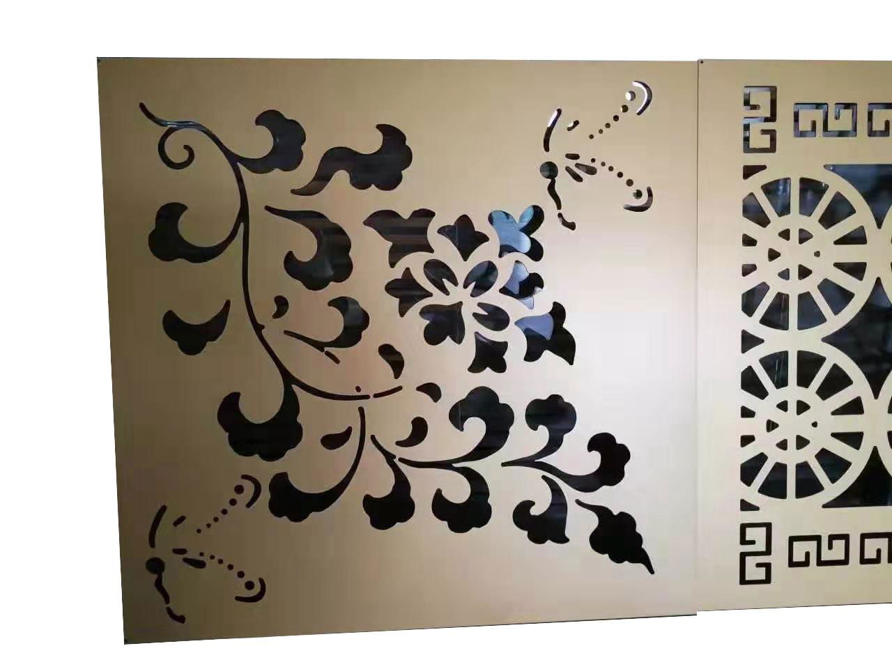 laser engraving 5.0mm Art carving Aluminum Plate for Decorative curtain wall 