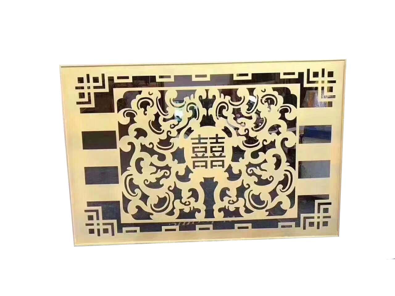 laser engraving 5.0mm Art carving Aluminum Plate for Decorative curtain wall  2
