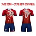 广州洲卡足球服套装定制优惠促销