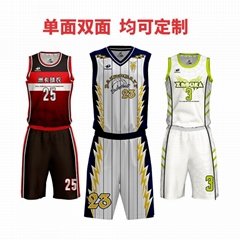 廣州洲卡短袖籃球服diy定製