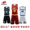 广州洲卡女性篮球服diy定制