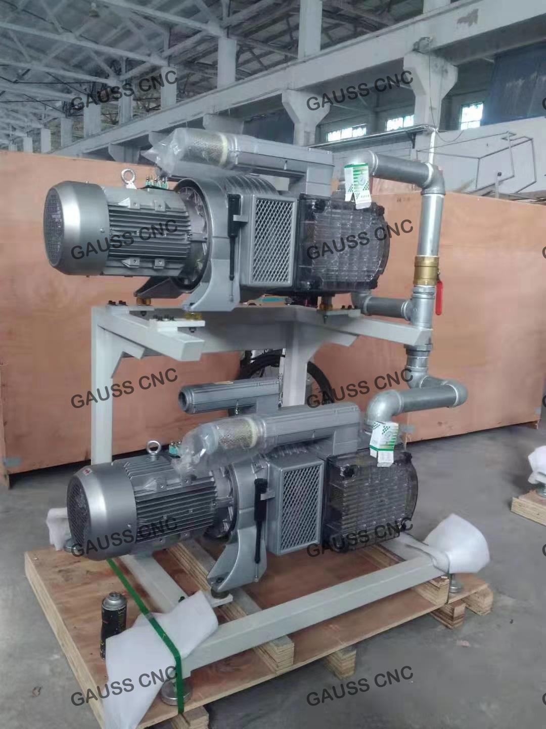 5.5kw 180m3/hc Oil free Vane Rotary Vacuum pump For Wood CNC router