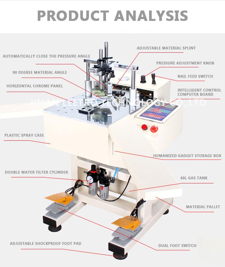 Automatic photo frame CNC corner nail machine with Splint  3