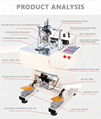 cross-stitch photo frame 0.6-0.8 Mpa pneumatic nail angle machine 