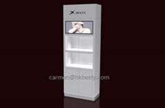 Customized Style White Wall Cabniet Case for Jewelry Store