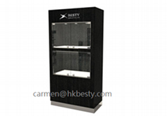 Customized Venner MDF Wall Cabinet With LED Light for  jewelry Store