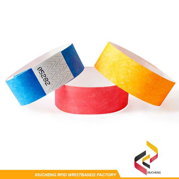 C18 MIFARE NTAG213 Tyvek Wristband/Bracelet 2