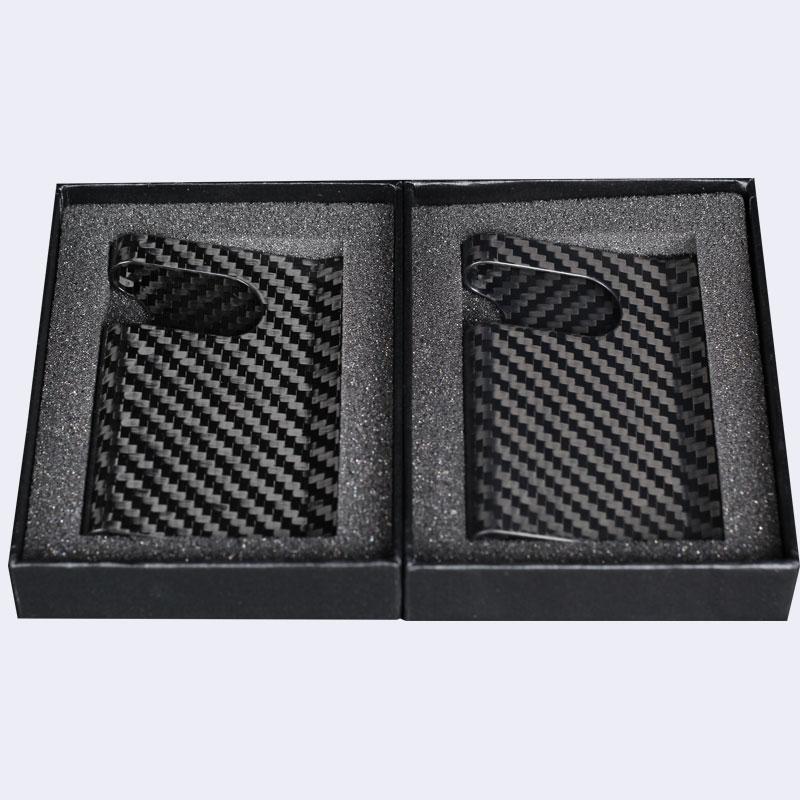 Carbon fiber business card holder 2