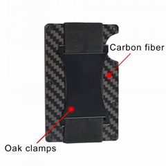 Carbon fiber card holder