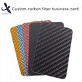 Carbon fiber business card